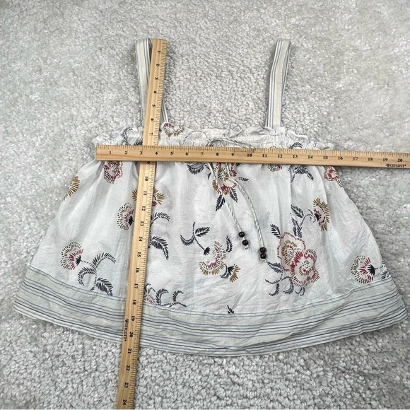 Madewell x Warm Drawstring Boho Tank Top Honolulu Hibiscus - Picture 9 of 11